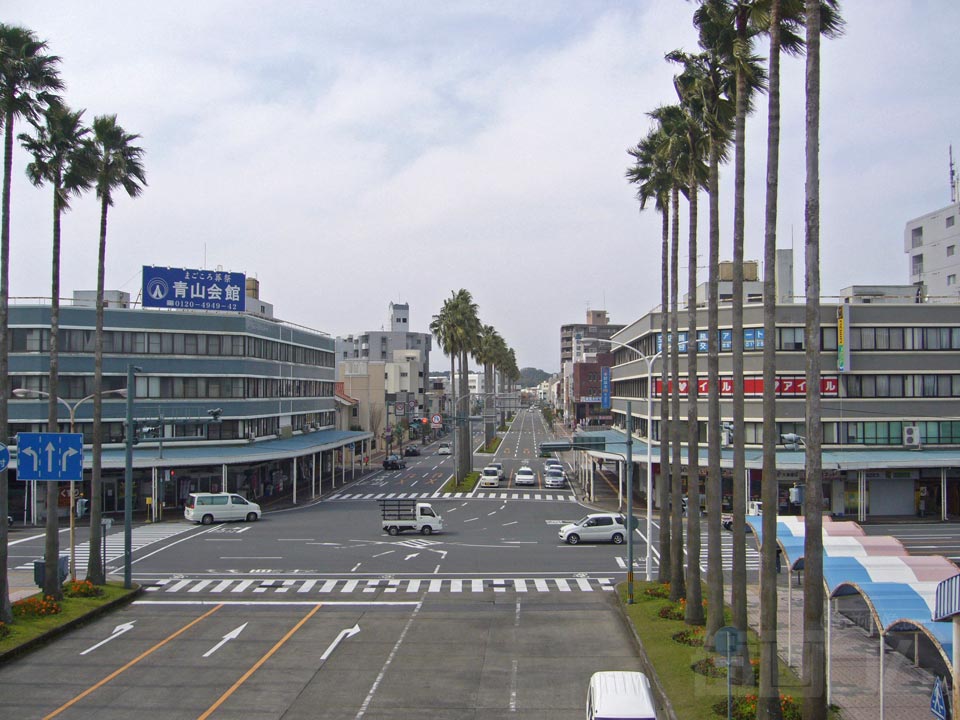 JR南宮崎駅前写真画像
