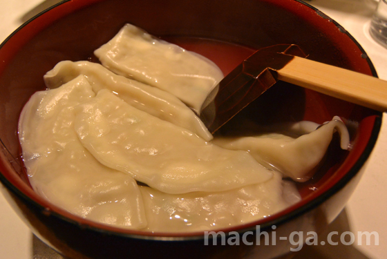 「宇味家」の水餃子