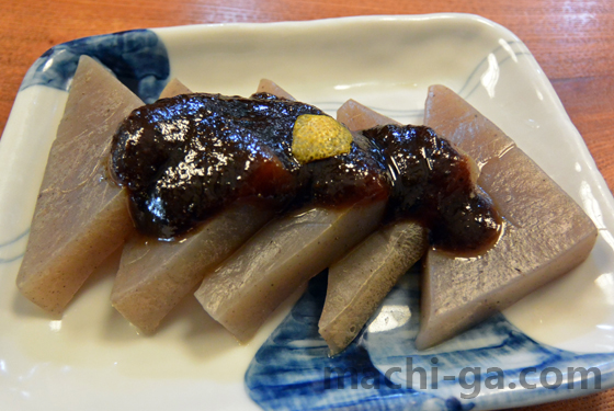 深大寺そば「一休庵」の味噌おでん