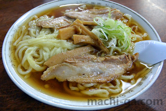 佐野ラーメン「森田屋総本店」の中華そば