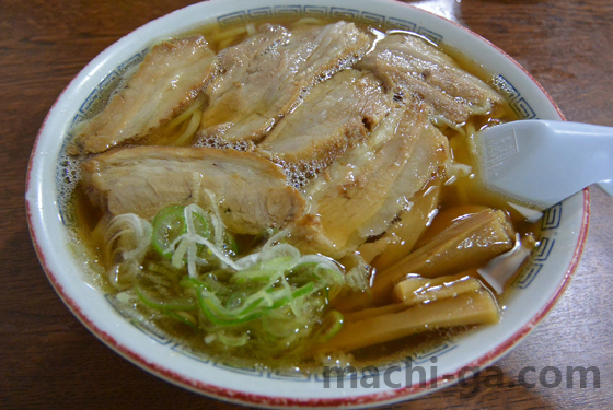 佐野ラーメン「森田屋総本店」のチャーシューメン