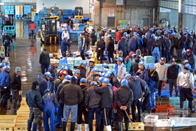 氷見漁港で水揚げ・セリを見学！寒ブリにも会える！
