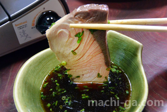 ぶりしゃぶコースのしゃぶしゃぶ