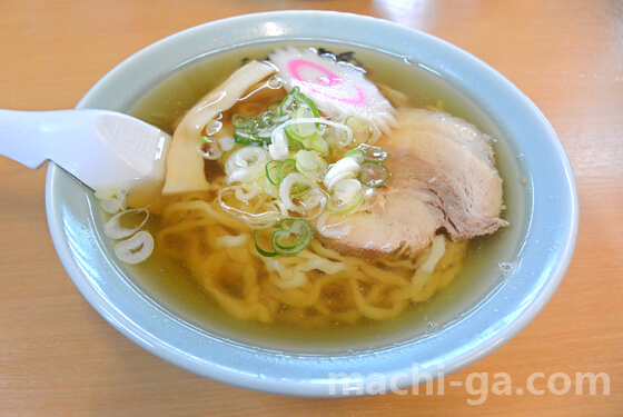 佐野ラーメン「大金(おおがね)」のラーメン