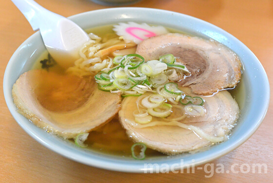 佐野ラーメン「らーめん大金」のチャーシューメン