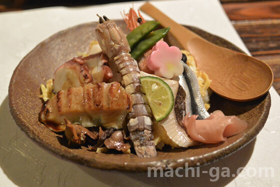 大正亭「祭り寿司(ばら寿司)」