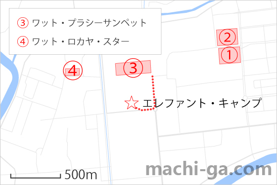 アユタヤ・エレファント・キャンプで象乗り体験