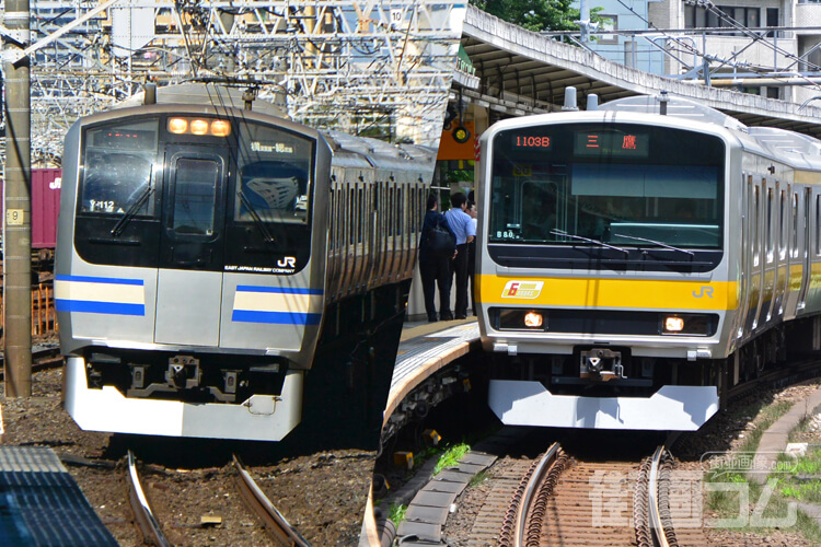 行き先が違う!総武線快速・中央総武線の停車駅と路線図まとめ