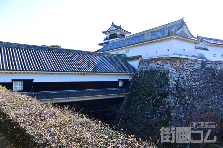 高知城「二の丸」から天守