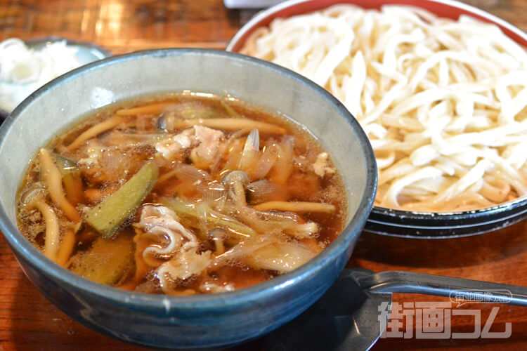 所沢の実力店「松郷庵 甚五郎」で武蔵野うどん（肉汁うどん）