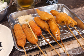 串かつだるま新大阪駅なか店!新幹線改札内で本場大阪有名店の味