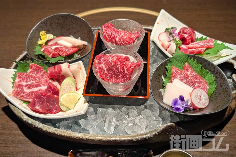 馬桜「特選馬刺し盛り(2人前)」