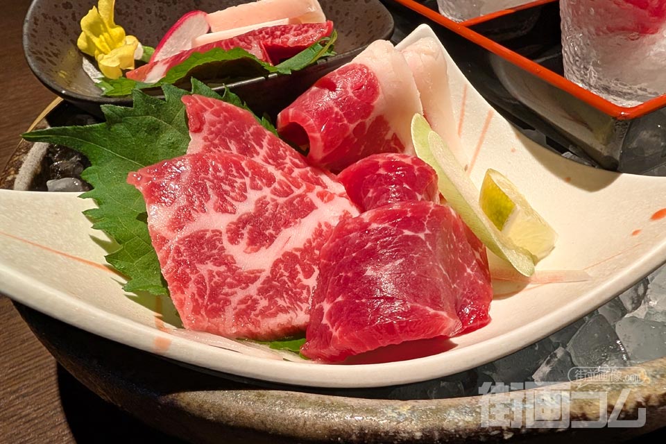 馬桜「特選馬刺し盛り(2人前)」