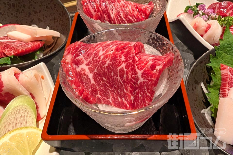 馬桜「特選馬刺し盛り(2人前)」