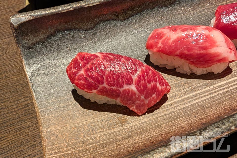 馬桜「特選馬にぎり6種盛り」