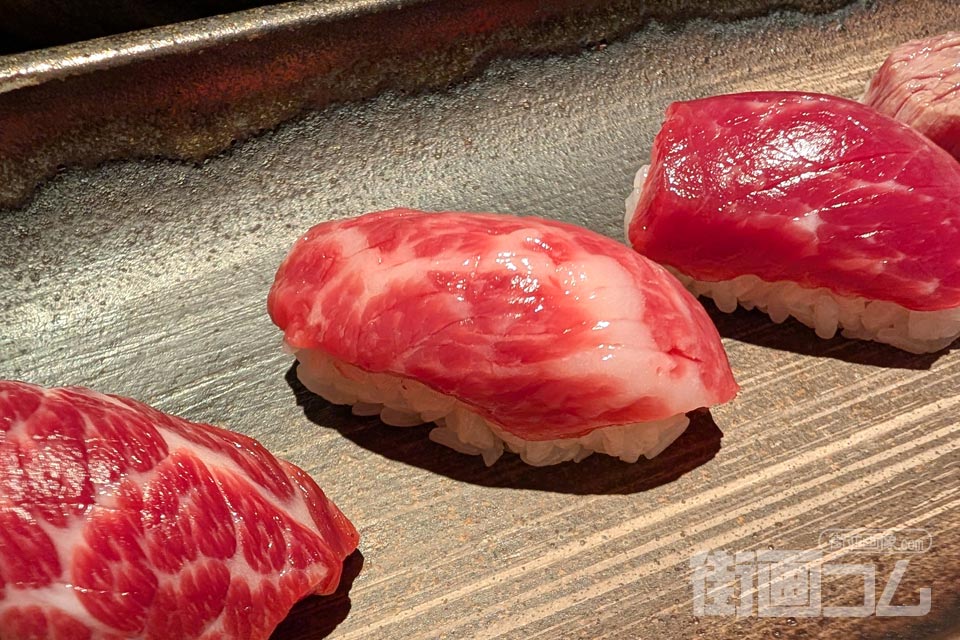 馬桜「特選馬にぎり6種盛り」