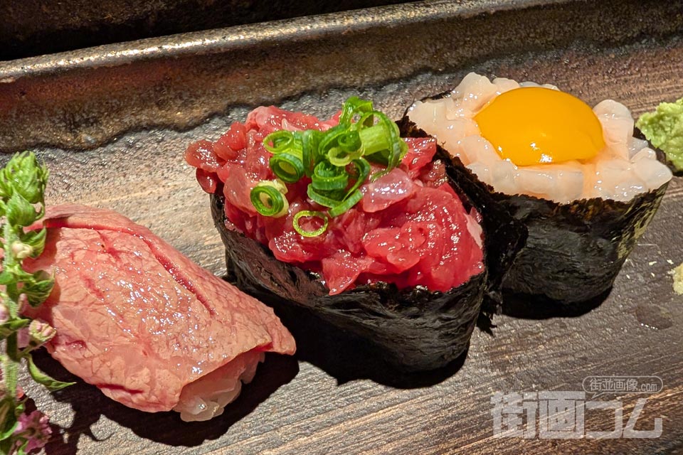 馬桜「特選馬にぎり6種盛り」