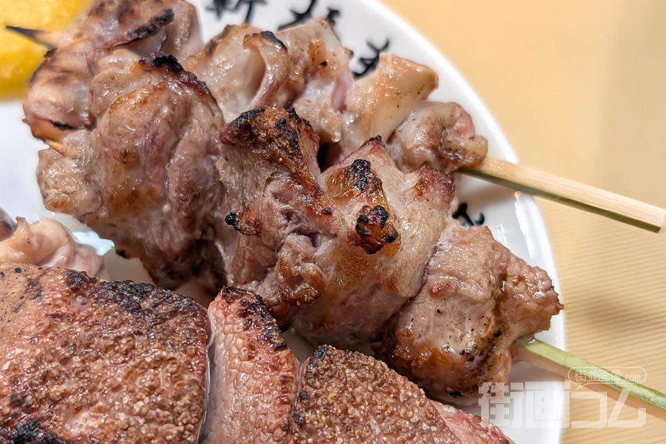 まこちゃん本店「やきとん:ハラミ(横隔膜)」