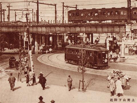 上野山下附近写真画像