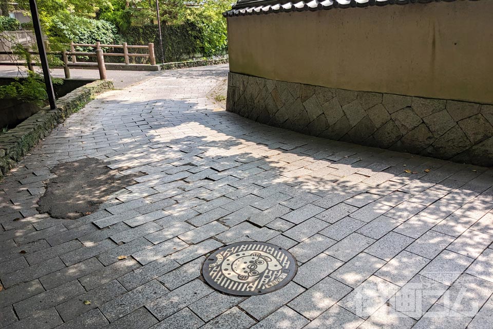 山口県下関市A001マンホール蓋の設置場所