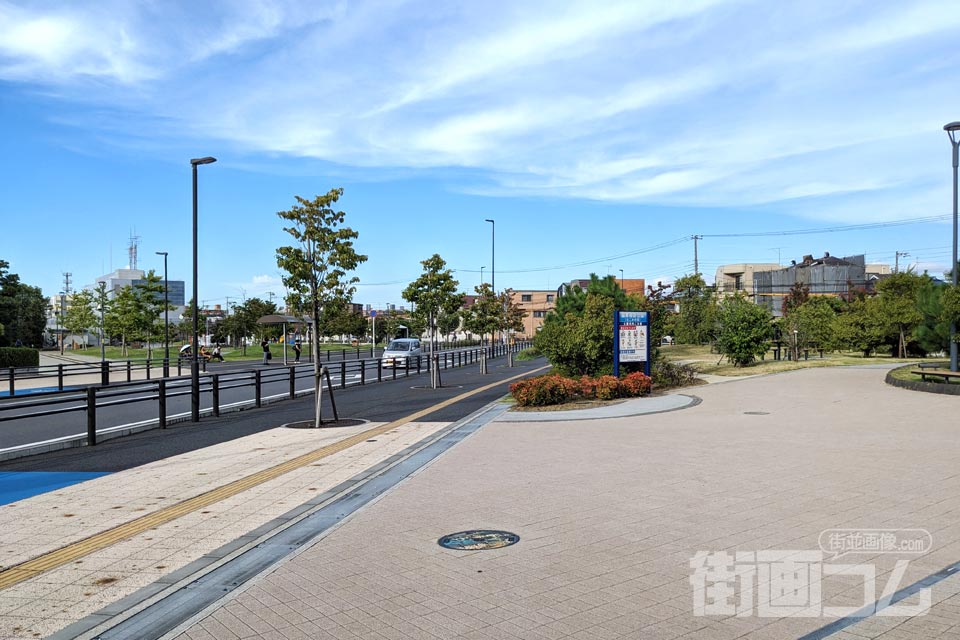 千葉県浦安市A001マンホール蓋の設置場所