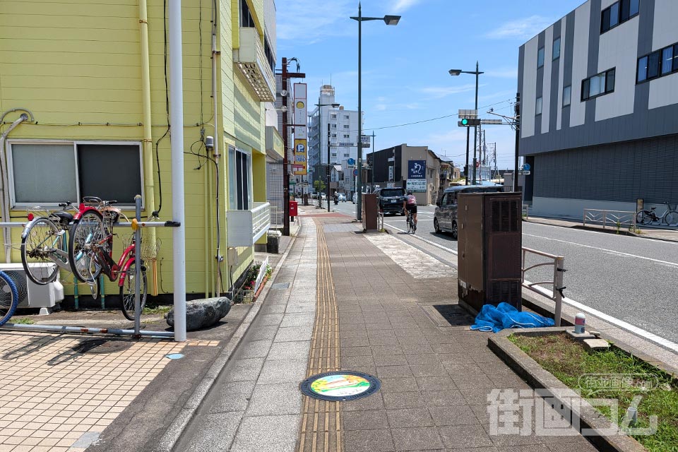 神奈川県小田原市F001マンホール蓋の設置場所