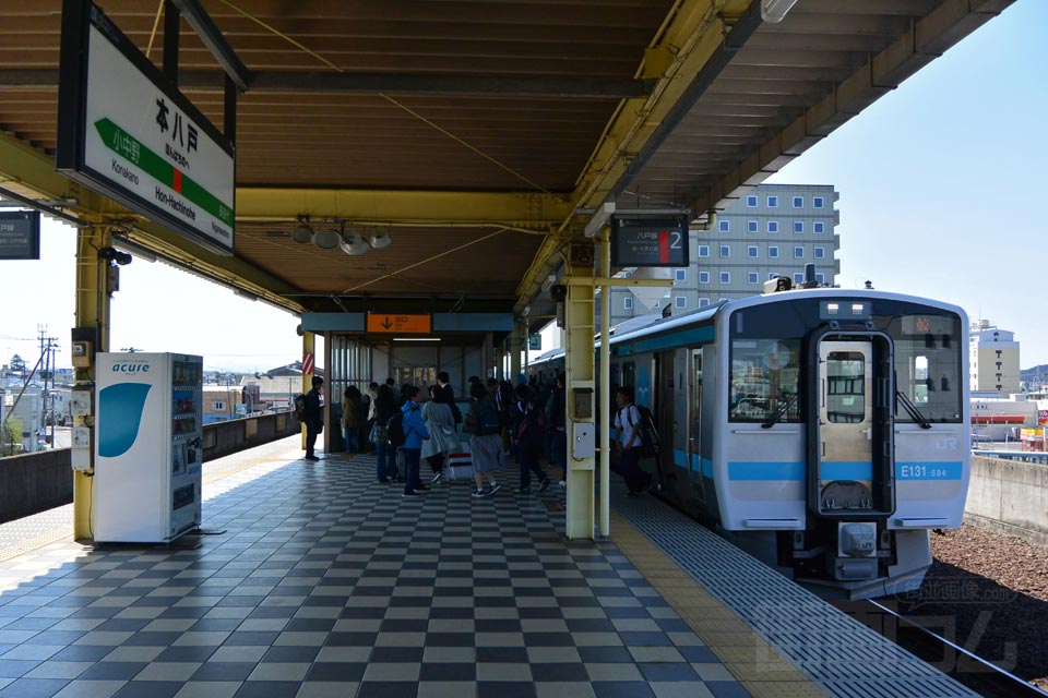 JR本八戸駅ホーム(JR八戸線)