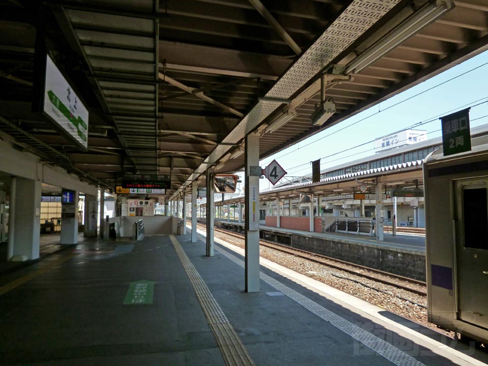 JR北上駅ホーム(JR東北本線)