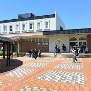 山形県鶴岡市鶴岡駅周辺