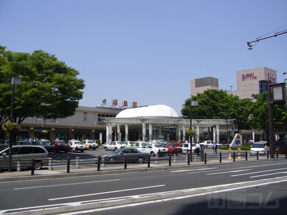 福岛県 福岛市 福岛駅前周辺の街并み