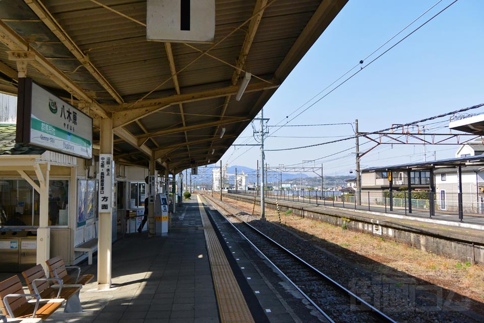 JR八木原駅ホーム(JR上越線)