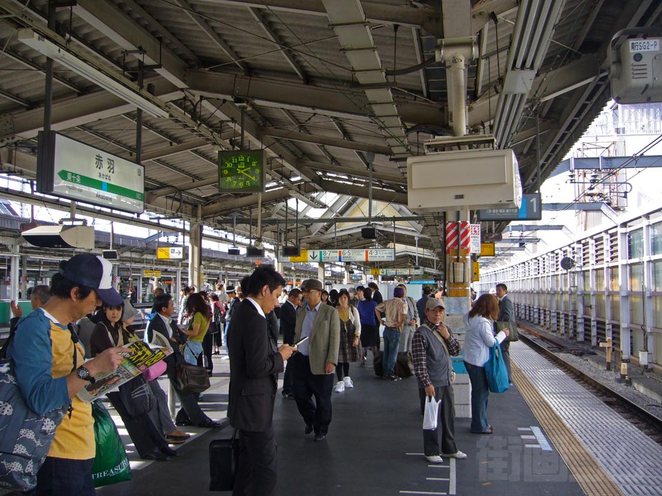 JR赤羽駅ホーム
