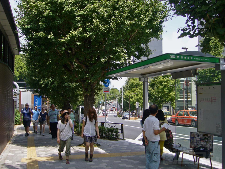 原宿駅前バス停