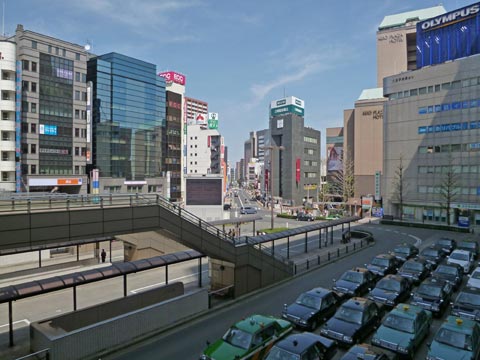 八王子駅前東放射線アイロード方面写真画像