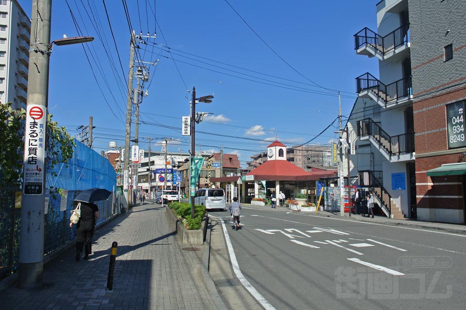 中野岛駅周辺の街并み