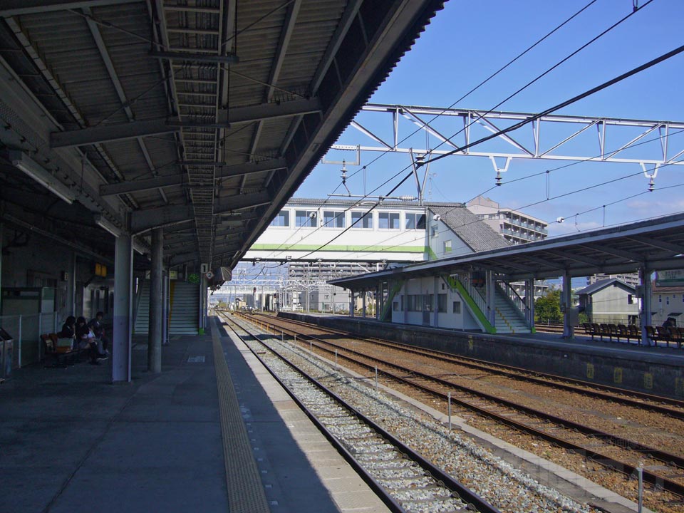 JR北長野駅ホーム写真画像
