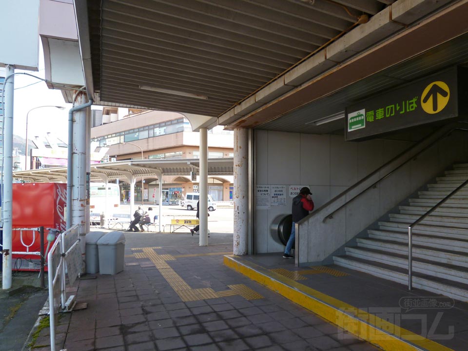 長野電鉄須坂駅前写真画像