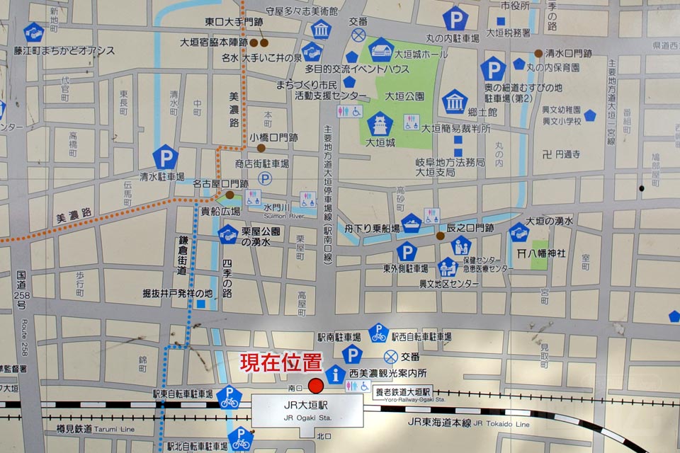 大垣駅周辺MAP