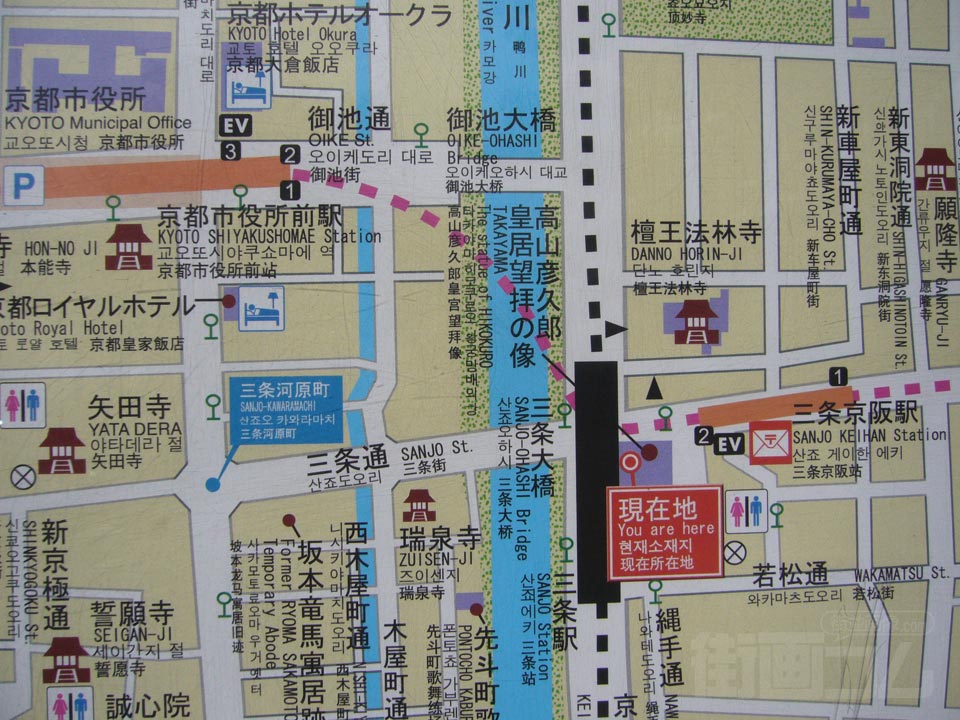 三条・三条京阪駅前MAP