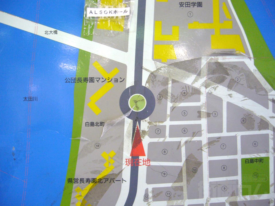 白島駅前周辺MAP