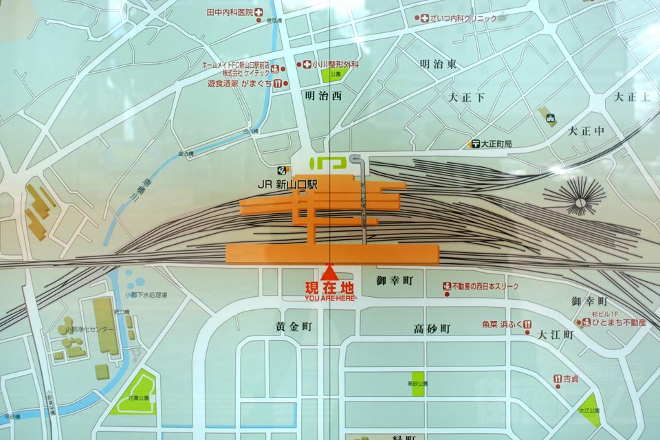 新山口駅周辺MAP