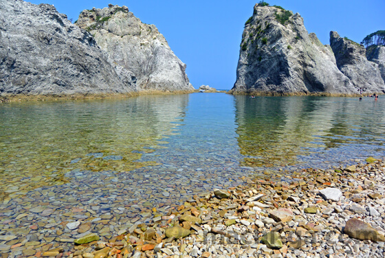 浄土ヶ浜透明度が高い