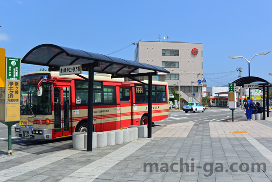 宮古駅浄土ヶ浜行バス停