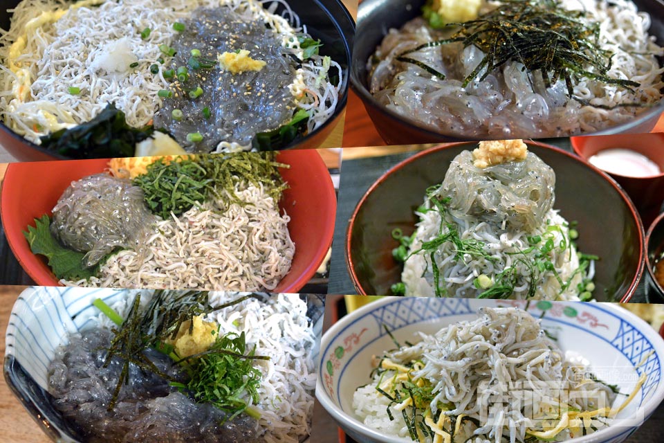 湘南生しらす丼/釜揚げしらす丼