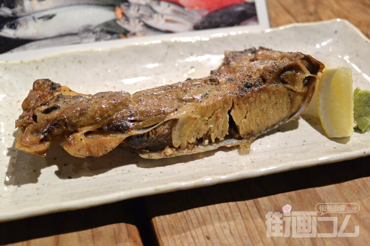 小でも充分満足「本鮪のかま焼き(小)」