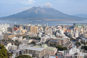 鹿児島・城山公園の展望台!カゴシマシティビューで行く市街&桜島絶景